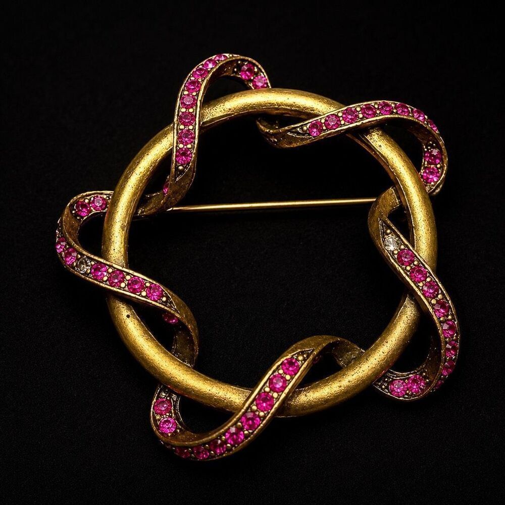 1980s Collectible Circle Lapel Pin